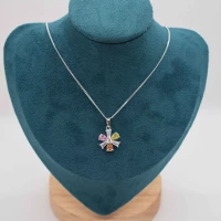 COLLANA PIETRA COLORATA