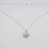 COLLANA PIETRA COLORATA