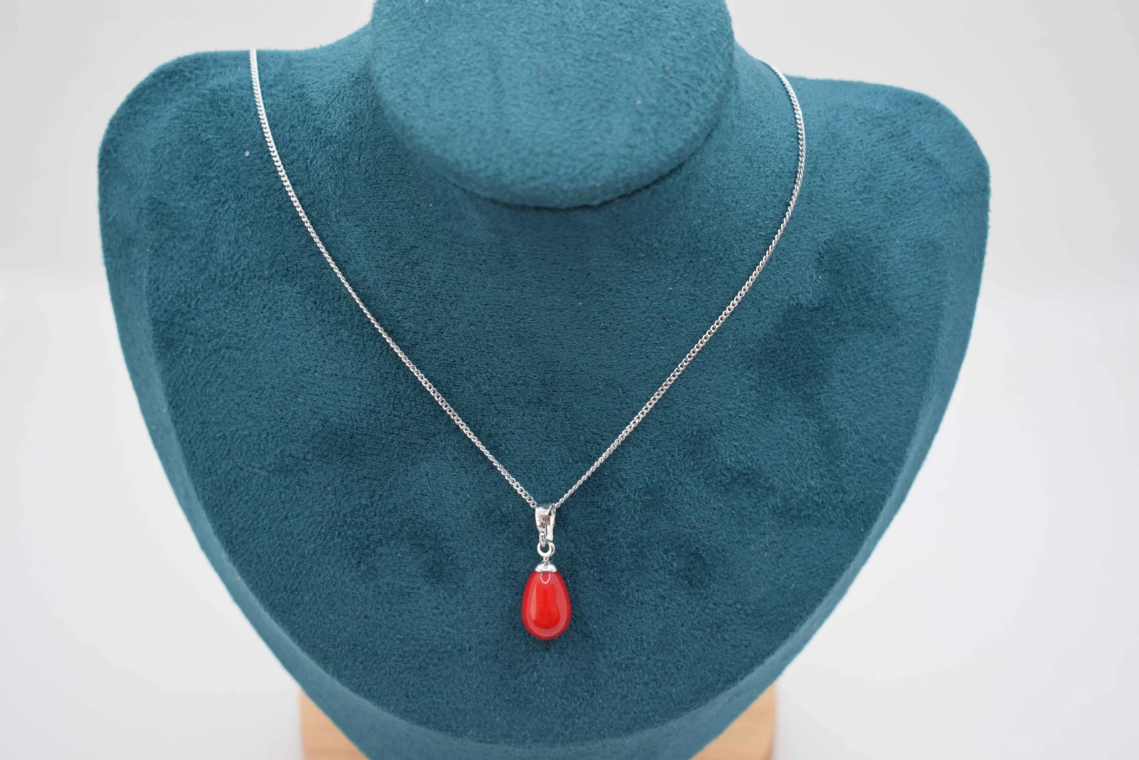 COLLANA PERLA ROSSA