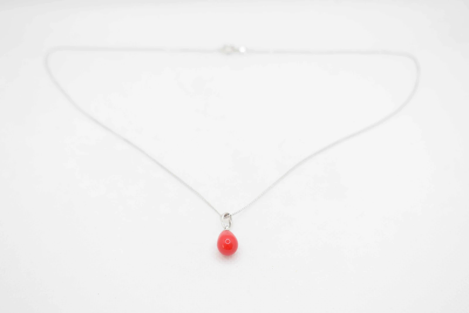 COLLANA PERLA ROSSA