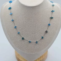 COLLANA PIETRA PICCOLA BLU