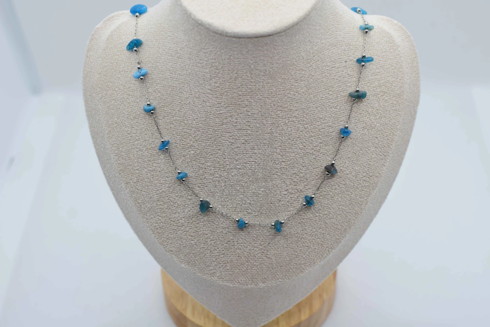 COLLANA PIETRA PICCOLA BLU