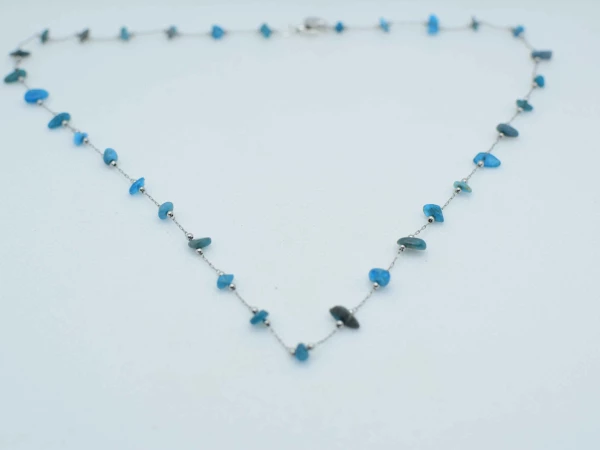 COLLANA PIETRA PICCOLA BLU