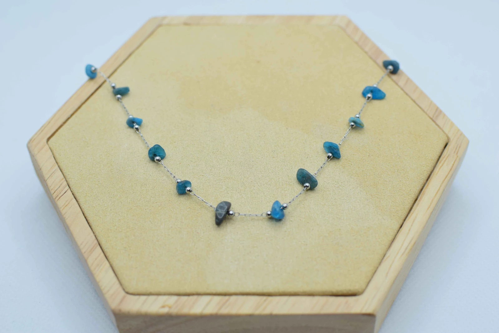 COLLANA PIETRA PICCOLA BLU