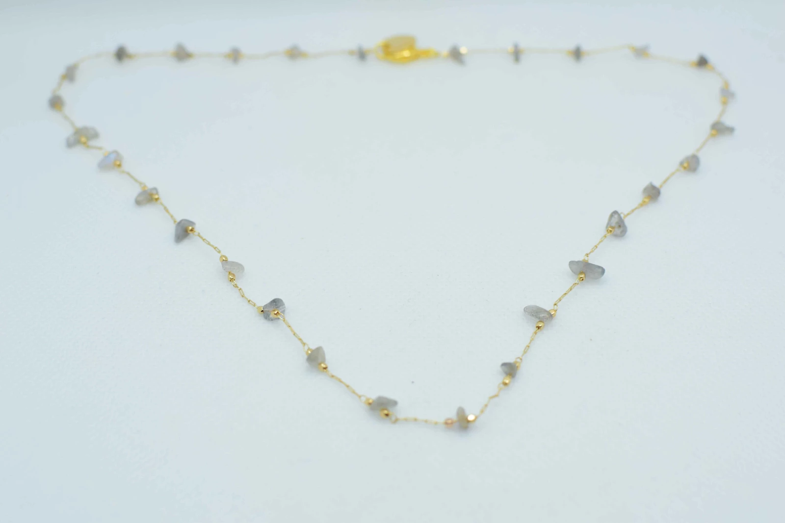 COLLANA PIETRA PICCOLA VIOLA CHIARO
