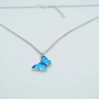 COLLANA FARFALLA BLU