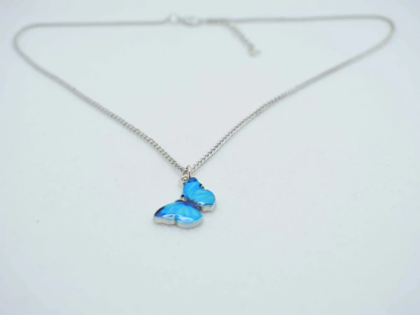 COLLANA FARFALLA BLU