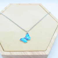 COLLANA FARFALLA BLU