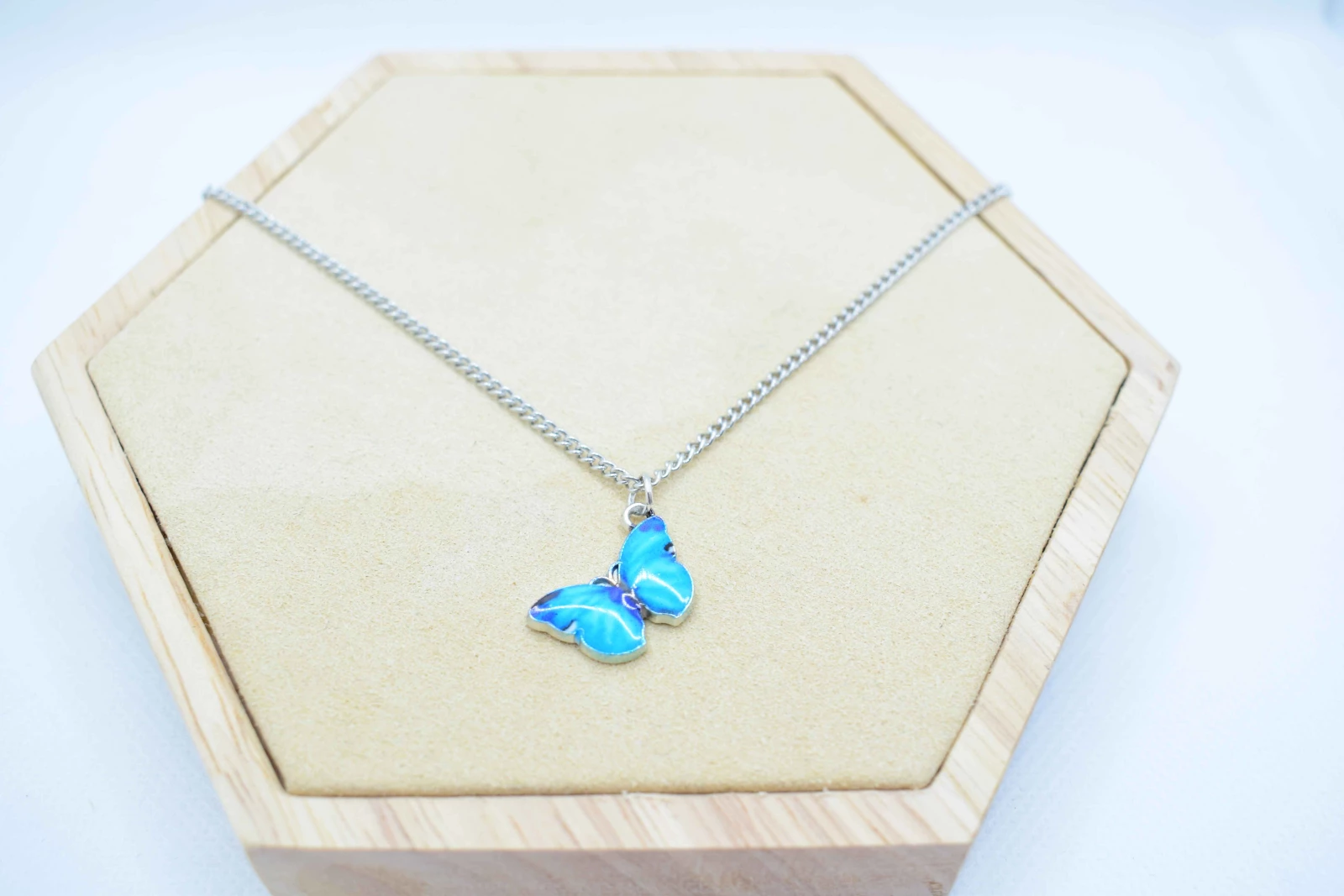 COLLANA FARFALLA BLU