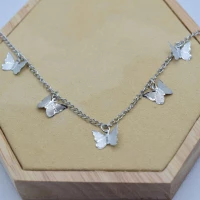 COLLANA FARFALLE ARGENTO