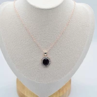 COLLANA PIETRA NERA STRASS