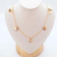 COLLANA FARFALLE ORO