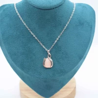 COLLANA PIETRA ROSA STRASS
