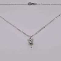 COLLANA FATA GRANDE STRASS ARGENTO