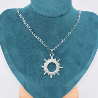COLLANA SOLE GRANDE ARGENTO