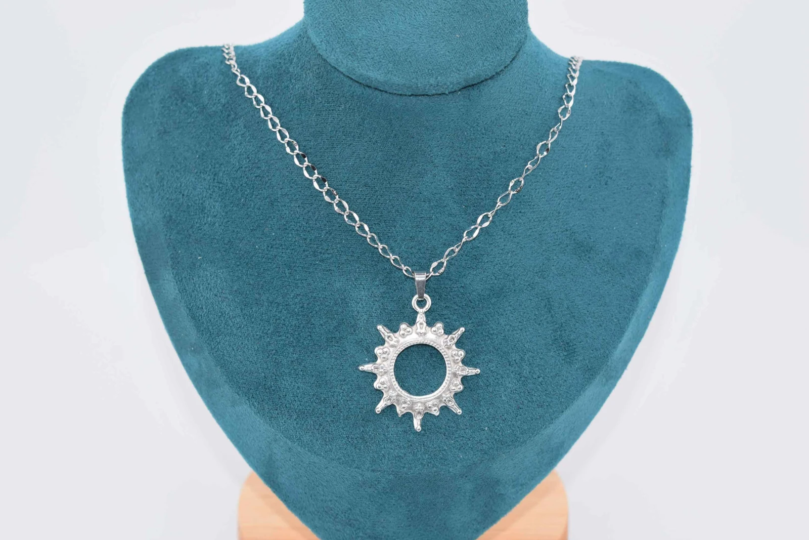 COLLANA SOLE GRANDE ARGENTO
