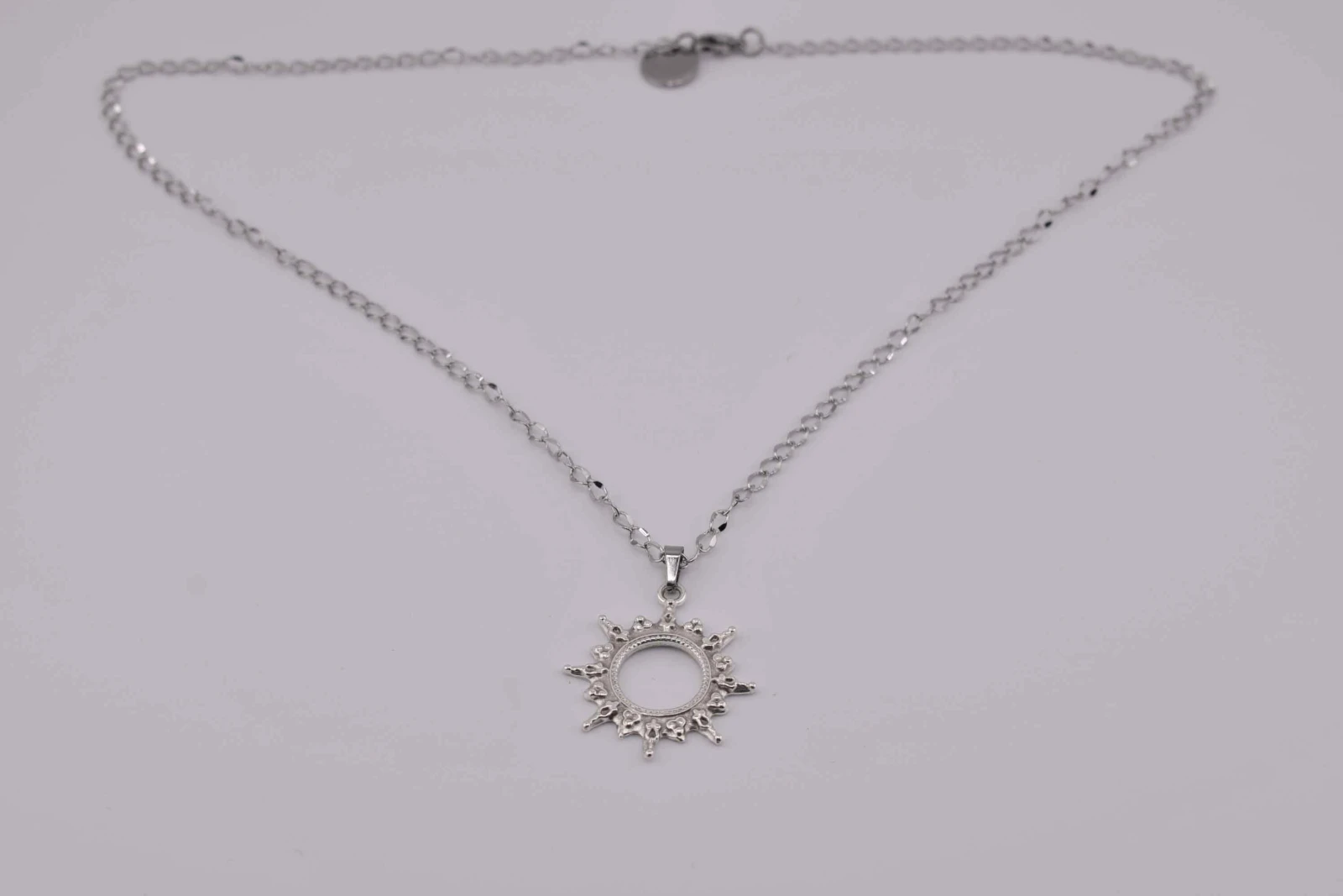COLLANA SOLE GRANDE ARGENTO