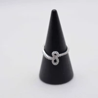 ANELLO ARGENTO CON INFINITO STRASS