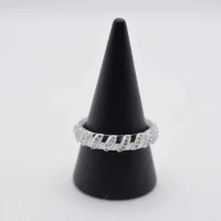 ANELLO ARGENTO CON STRASS