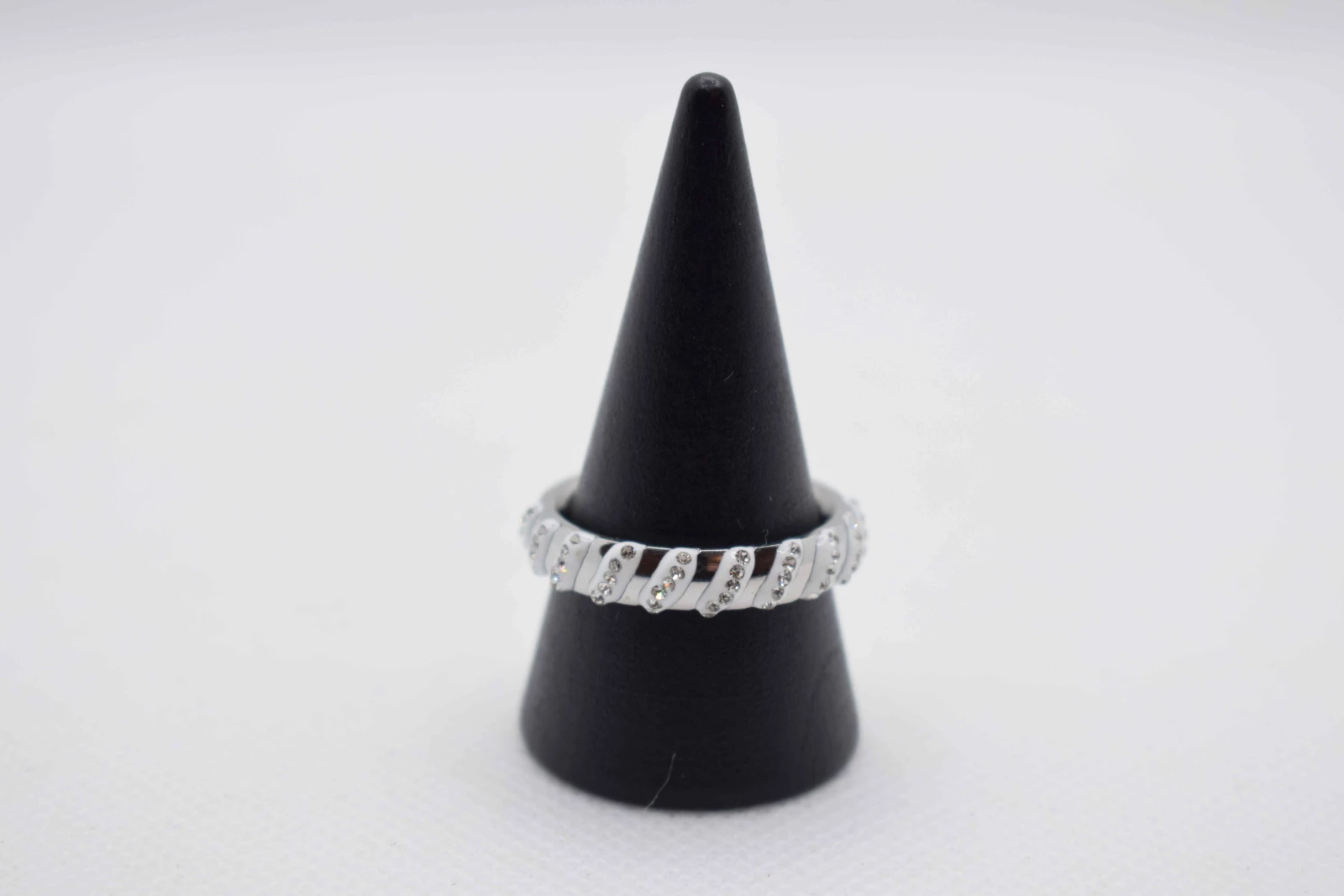 ANELLO ARGENTO CON STRASS