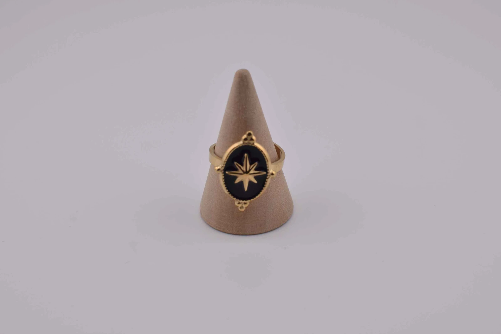 ANELLO STELLA COMETA OVALE ORO