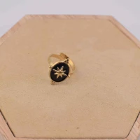 ANELLO STELLA COMETA OVALE ORO