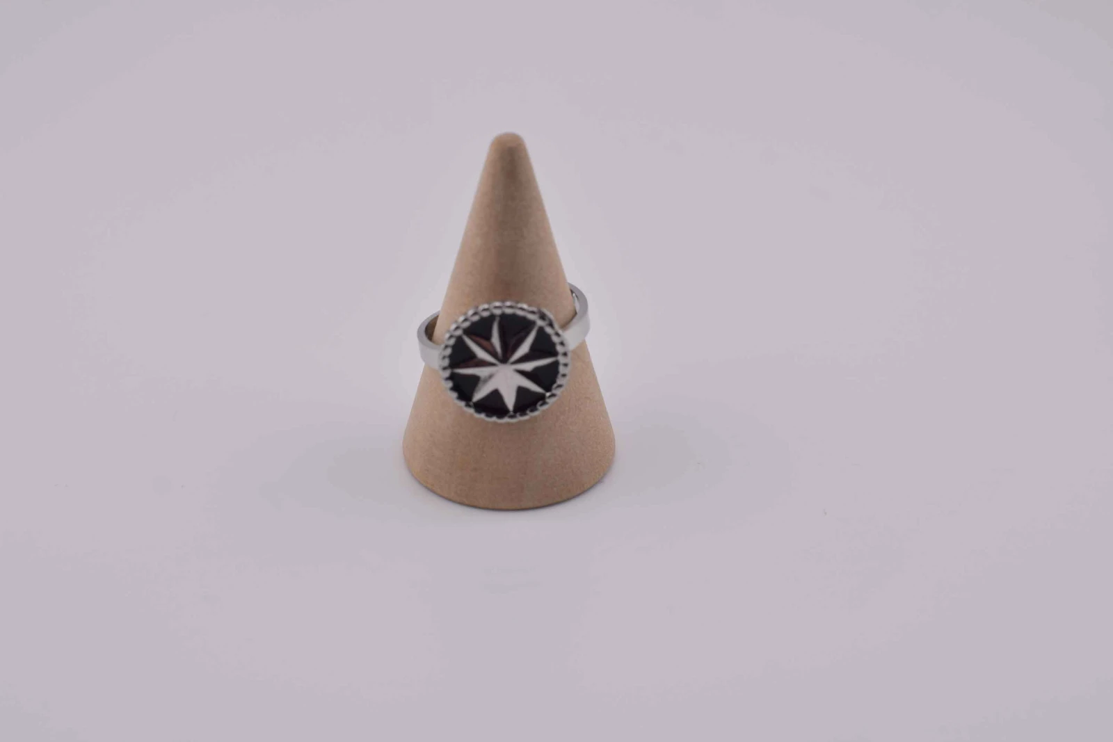 ANELLO STELLA COMETA ROTONDO ARGENTO