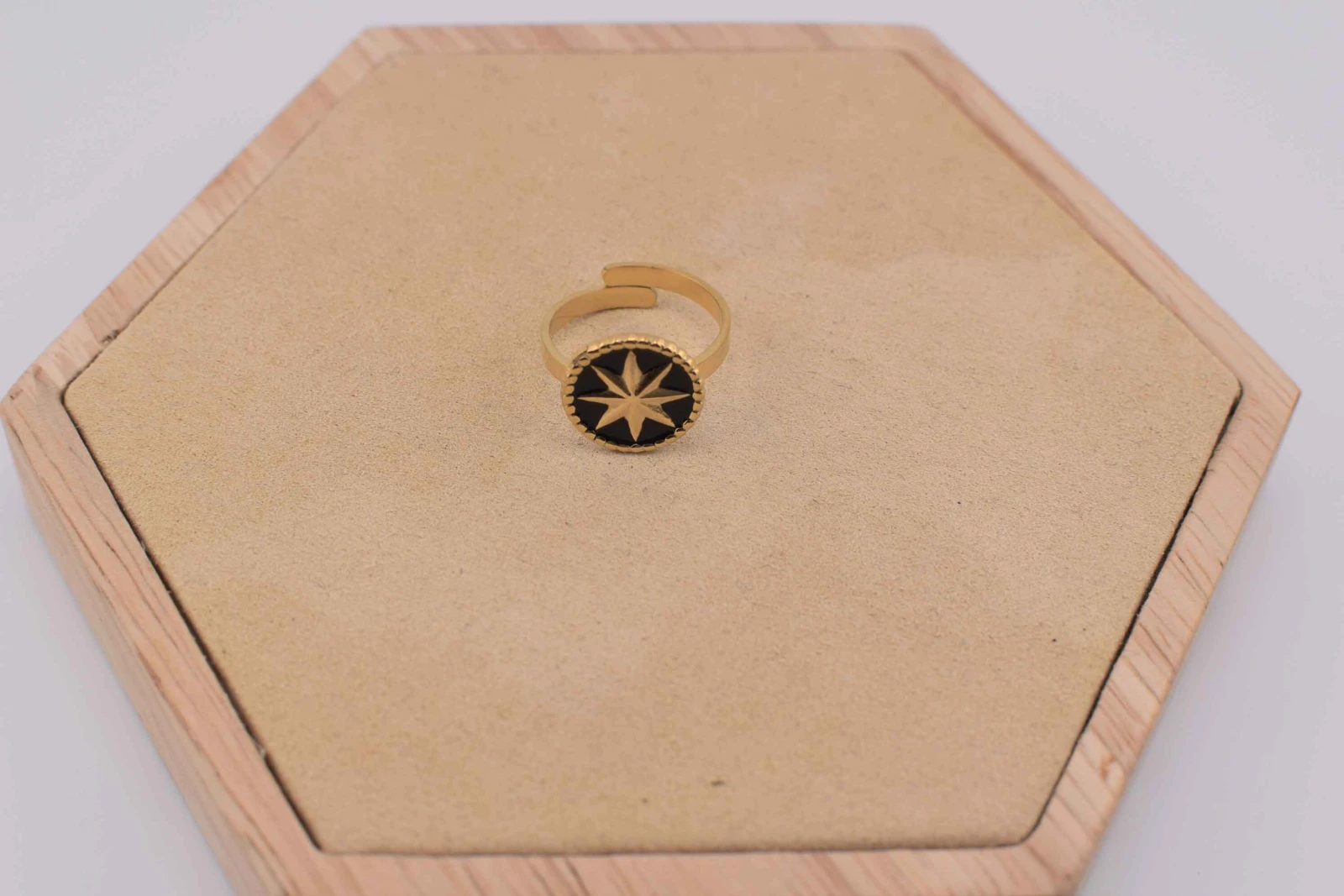 ANELLO STELLA COMETA ROTONDO ORO
