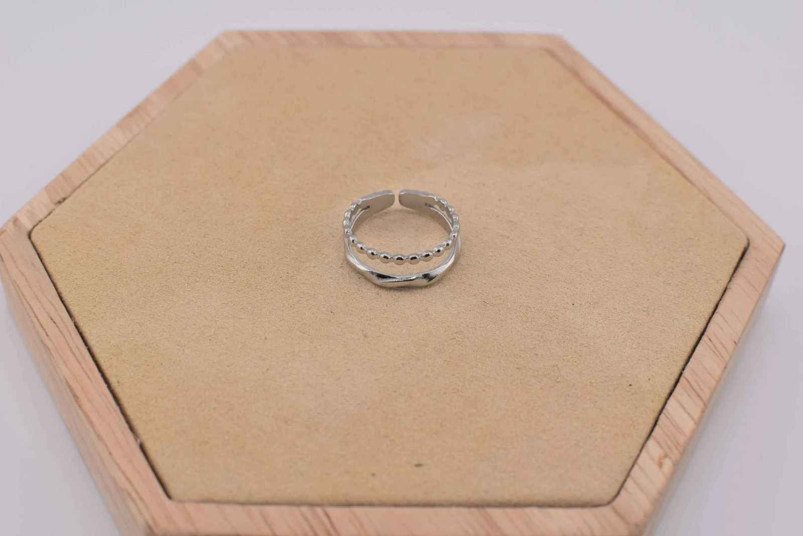 DOPPIO ANELLO ARGENTO