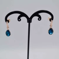 ORECCHINI GEMMA BLU