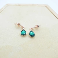 ORECCHINI GEMMA VERDE