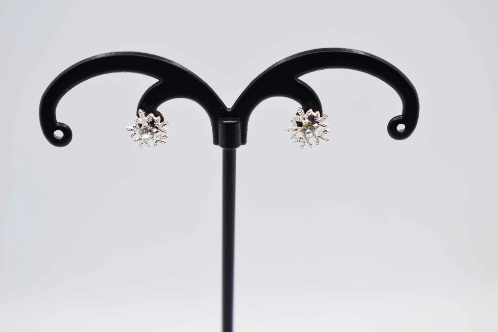 ORECCHINI NEVE STRASS