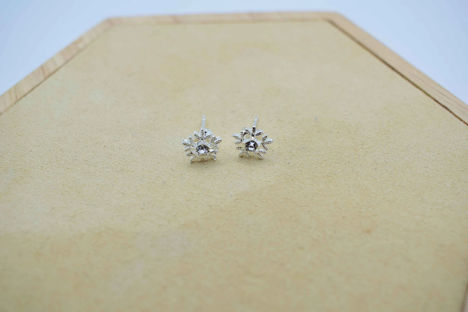 ORECCHINI NEVE STRASS
