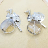 ORECCHINI CRISTALLO ARGENTO