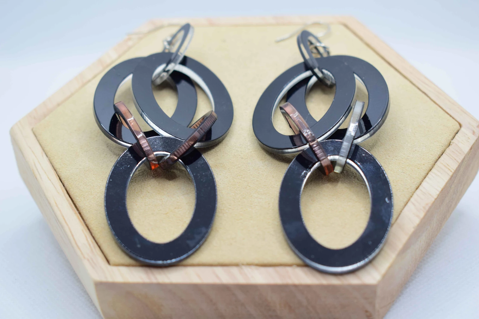 ORECCHINI MULTICERCHIO ARGENTO 2
