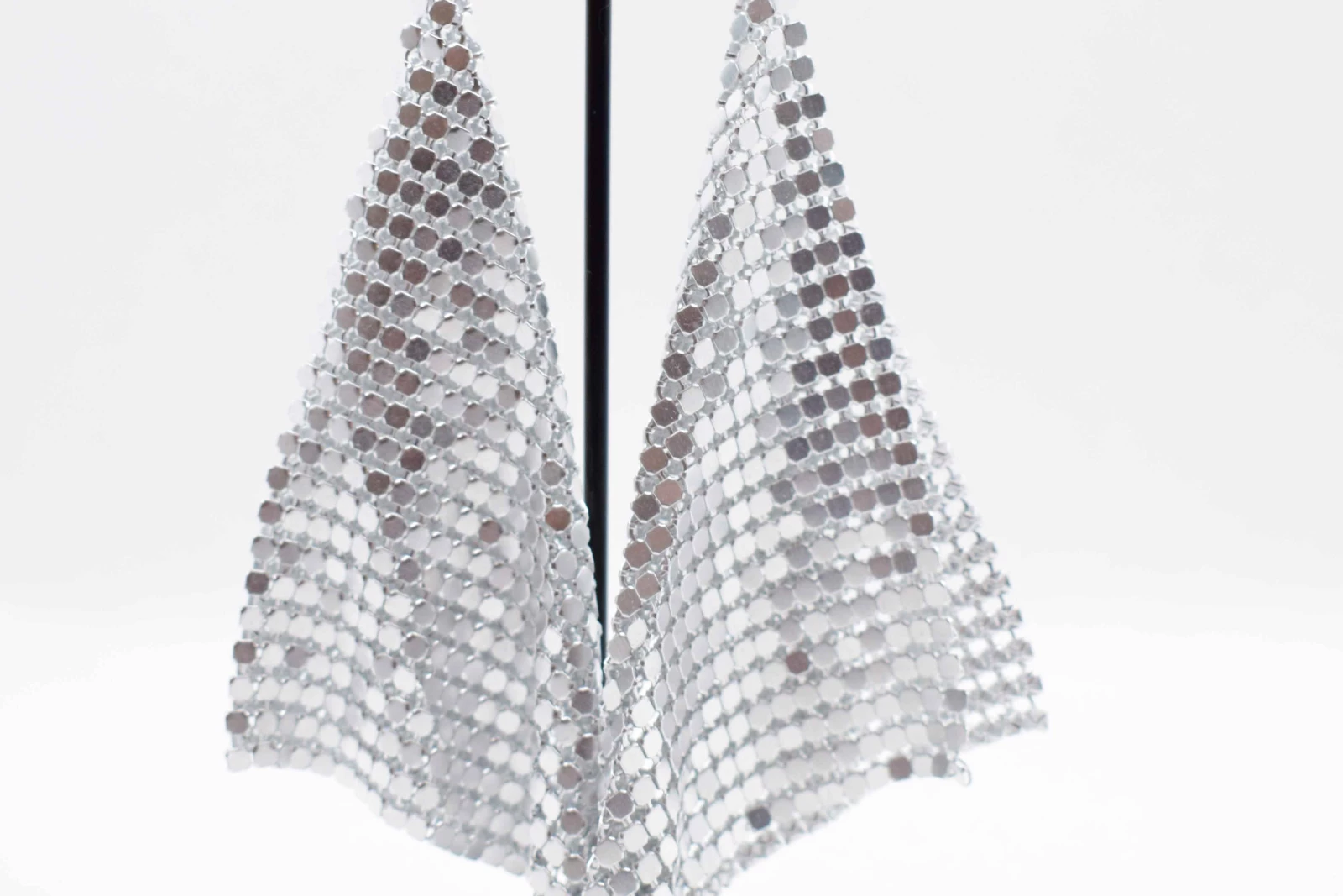 ORECCHINI A MAGLIA ARGENTO