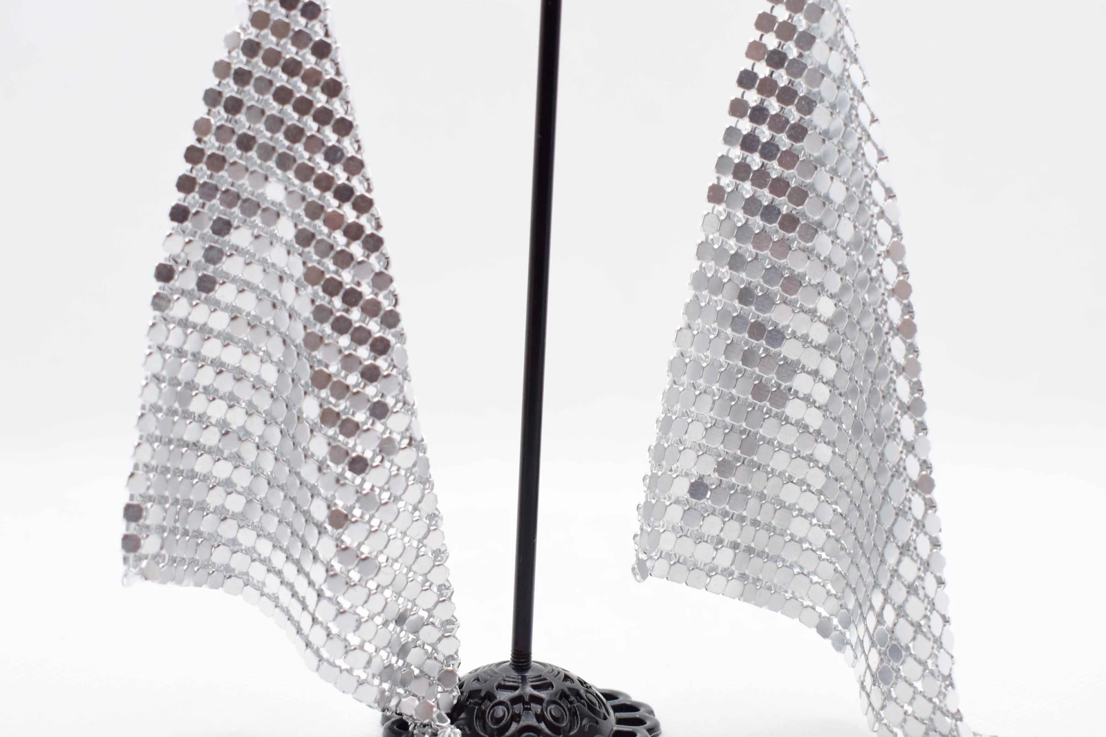 ORECCHINI A MAGLIA ARGENTO