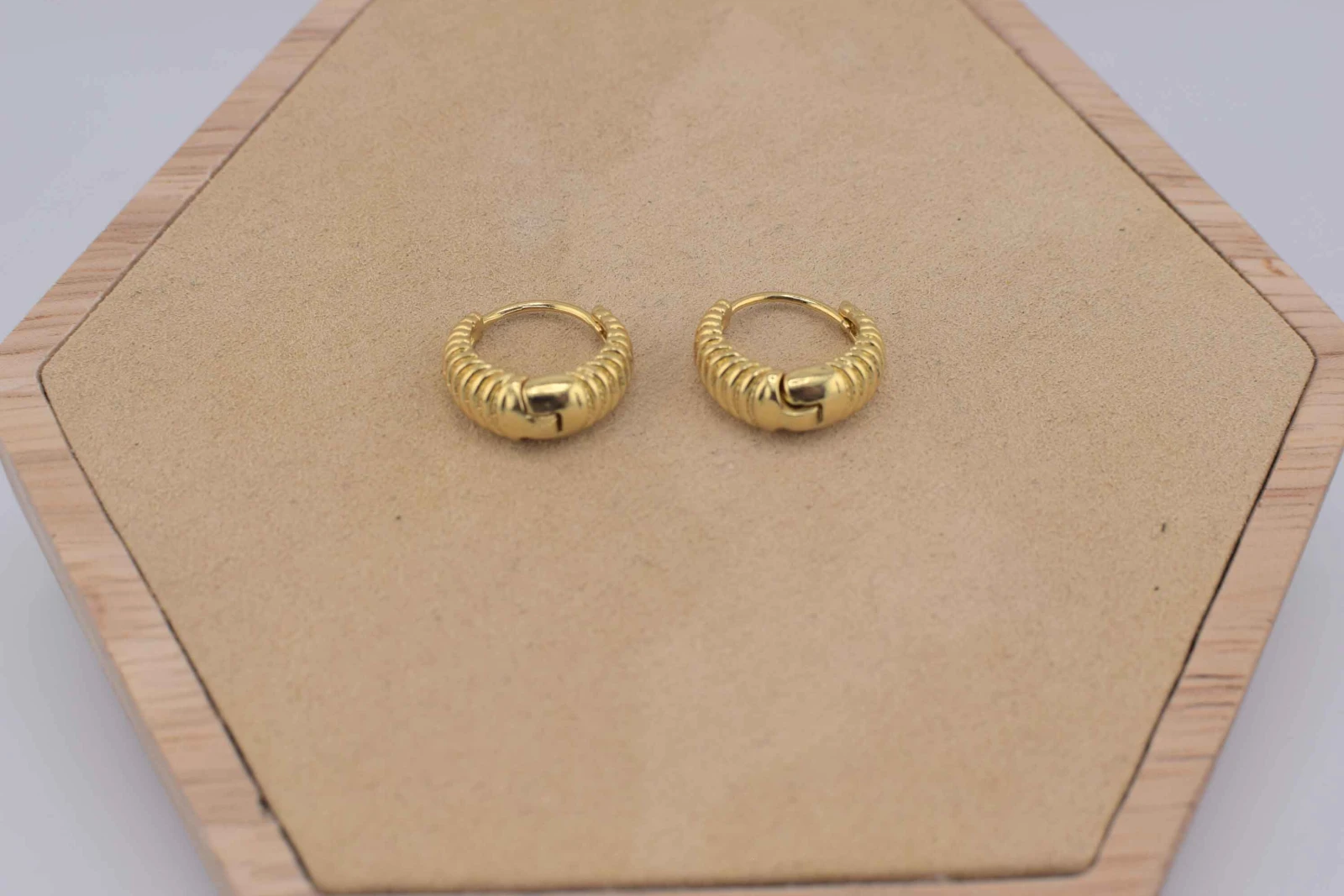 ORECCHINI CERCHIO OTTONE ORO