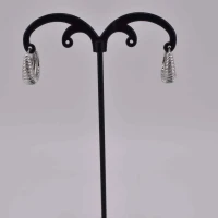 ORECCHINI CERCHIO OTTONE ARGENTO