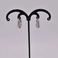 ORECCHINI CERCHIO OTTONE ARGENTO
