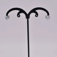 ORECCHINI BRILLANTE CUORE ARGENTO