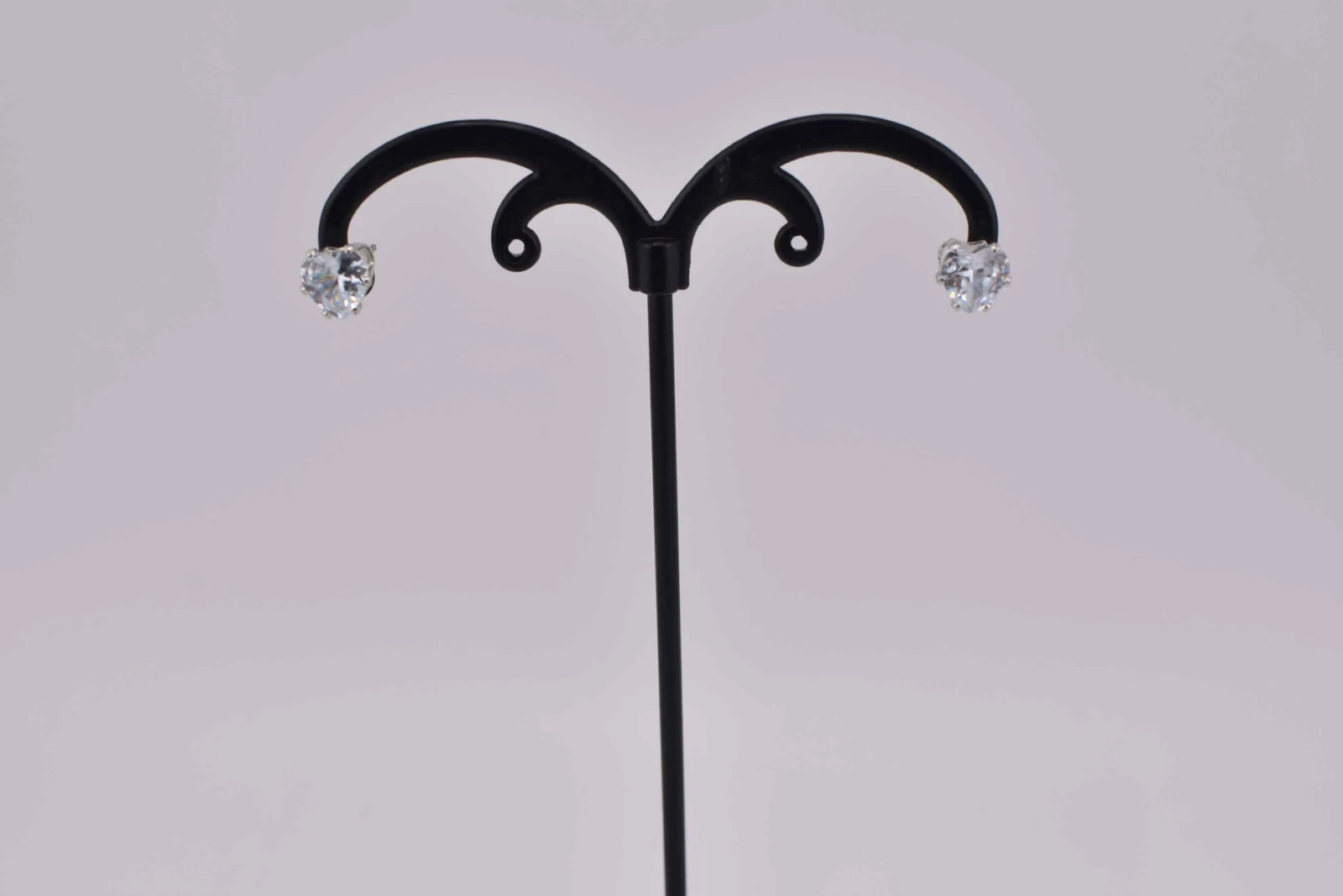 ORECCHINI BRILLANTE CUORE ARGENTO