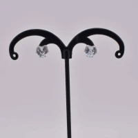 ORECCHINI BRILLANTE CUORE ARGENTO