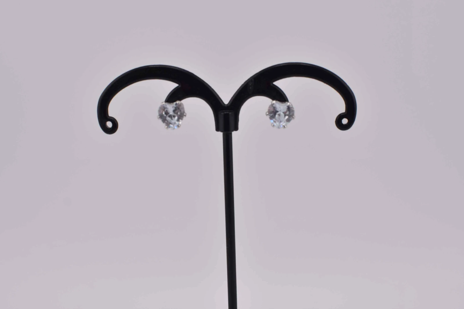 ORECCHINI BRILLANTE CUORE ARGENTO