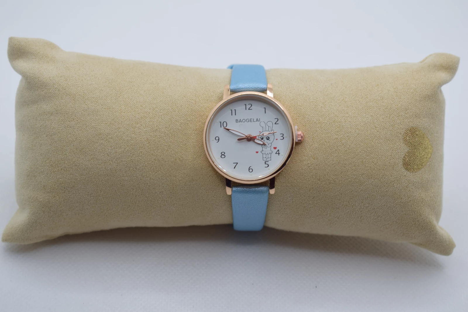 OROLOGIO CON CINGHIA CELESTE