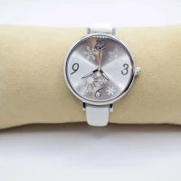 OROLOGIO CINGHIA BIANCA QUADRANTE BIANCO NEVE