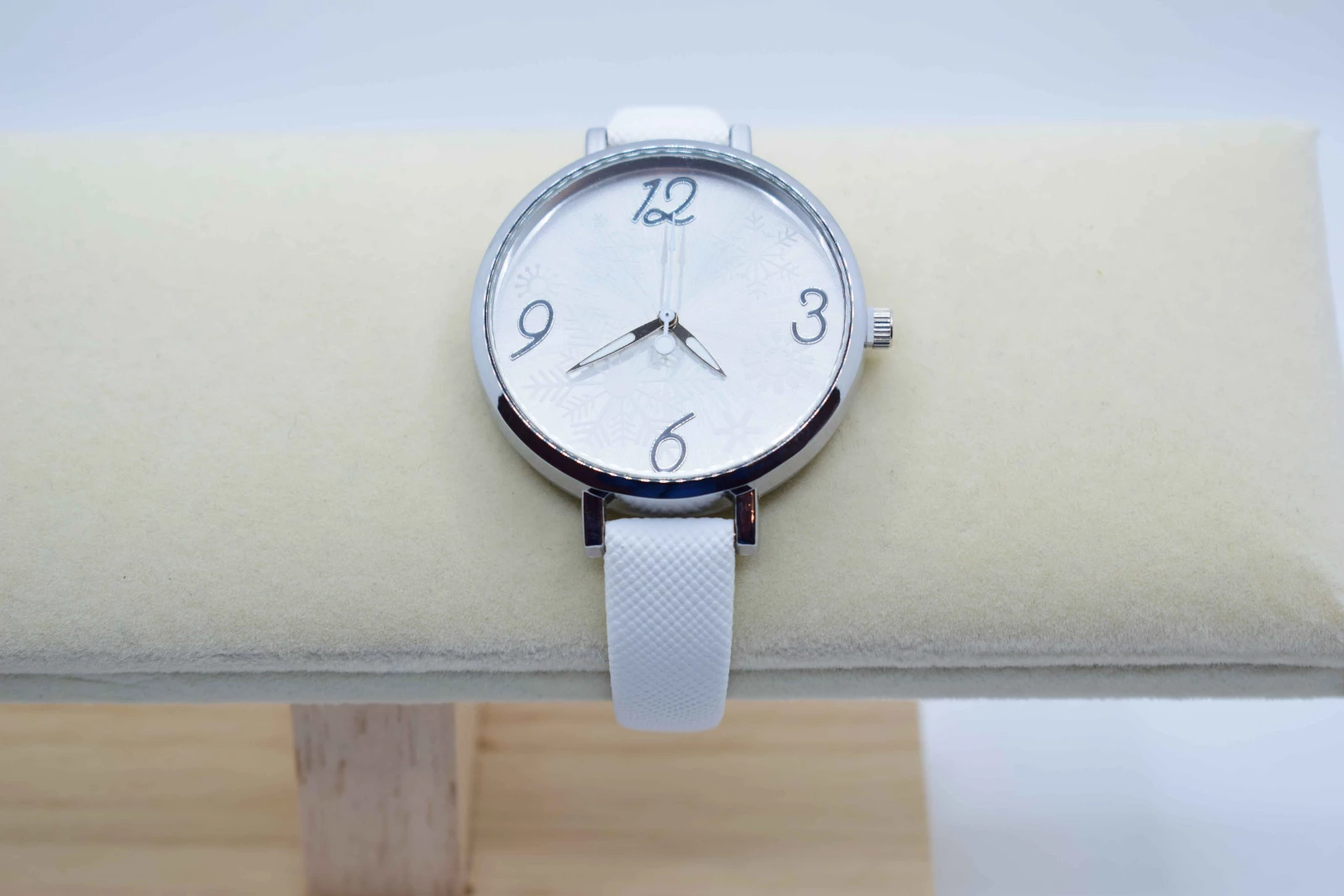 OROLOGIO CINGHIA BIANCA QUADRANTE BIANCO NEVE