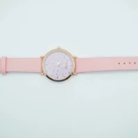 OROLOGIO CINGHIA CUOIO ROSA QUADRANTE ROSA STELLE
