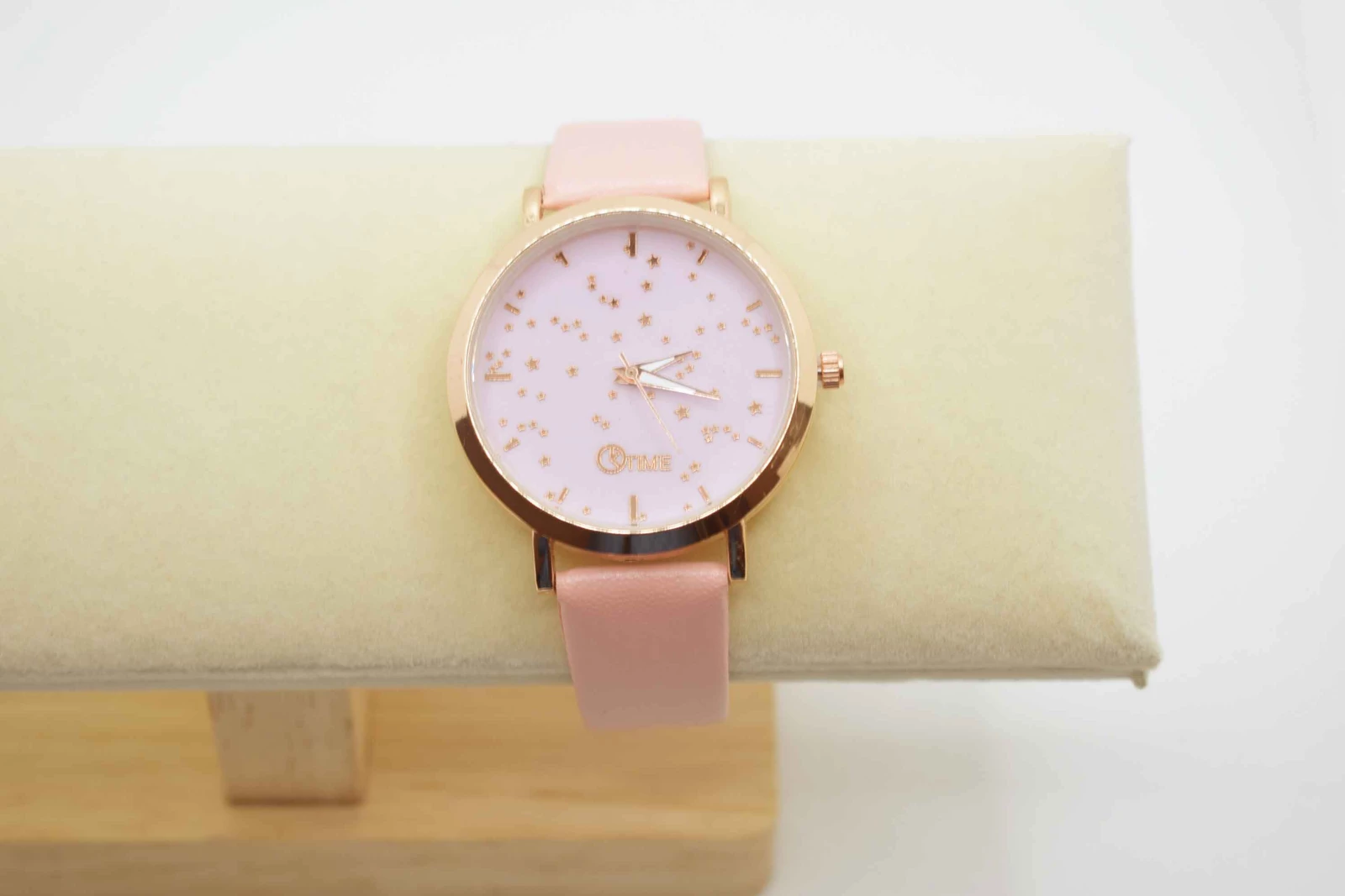 OROLOGIO CINGHIA CUOIO ROSA QUADRANTE ROSA STELLE