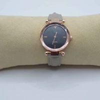 OROLOGIO CINGHIA CUOIO VERDE MILITARE QUADRANTE NERO